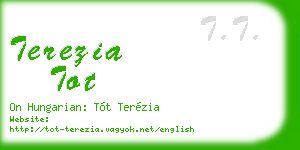 terezia tot business card